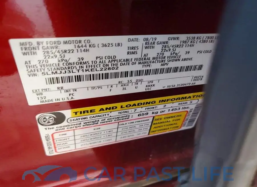 5LMJJ3LT1KEL22802# 13