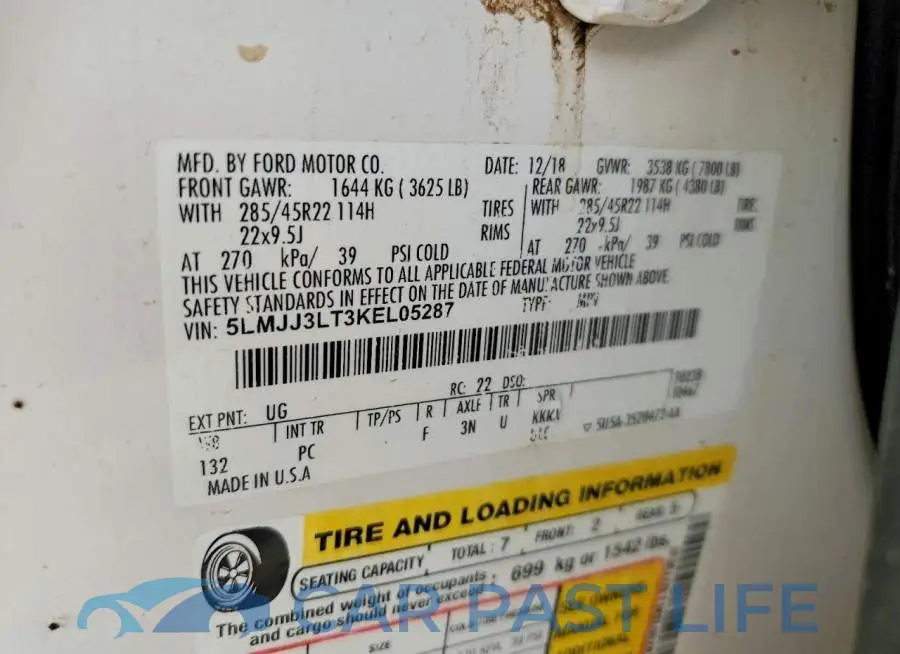 5LMJJ3LT3KEL05287# 13