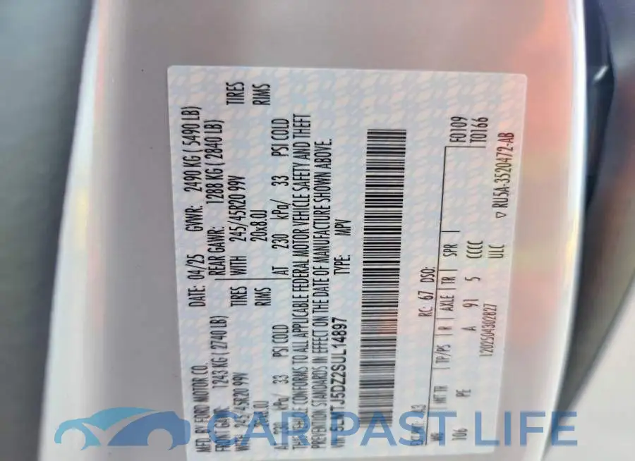 5LMTJ5DZ2SUL14897# 14