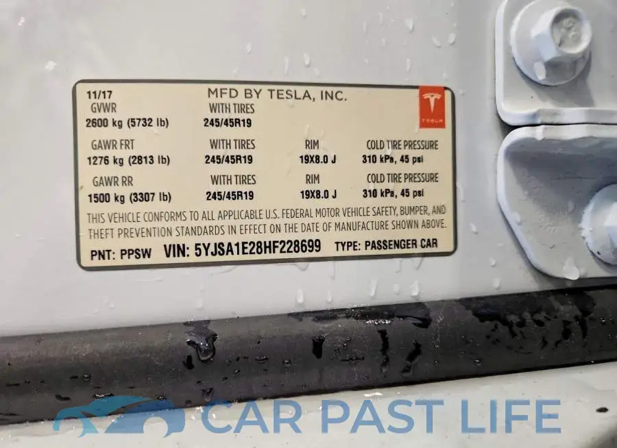 5YJSA1E28HF228699# 12