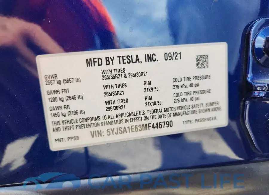 5YJSA1E63MF446790# 12