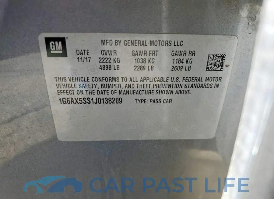 1G6AX5SS1J0138209# 12