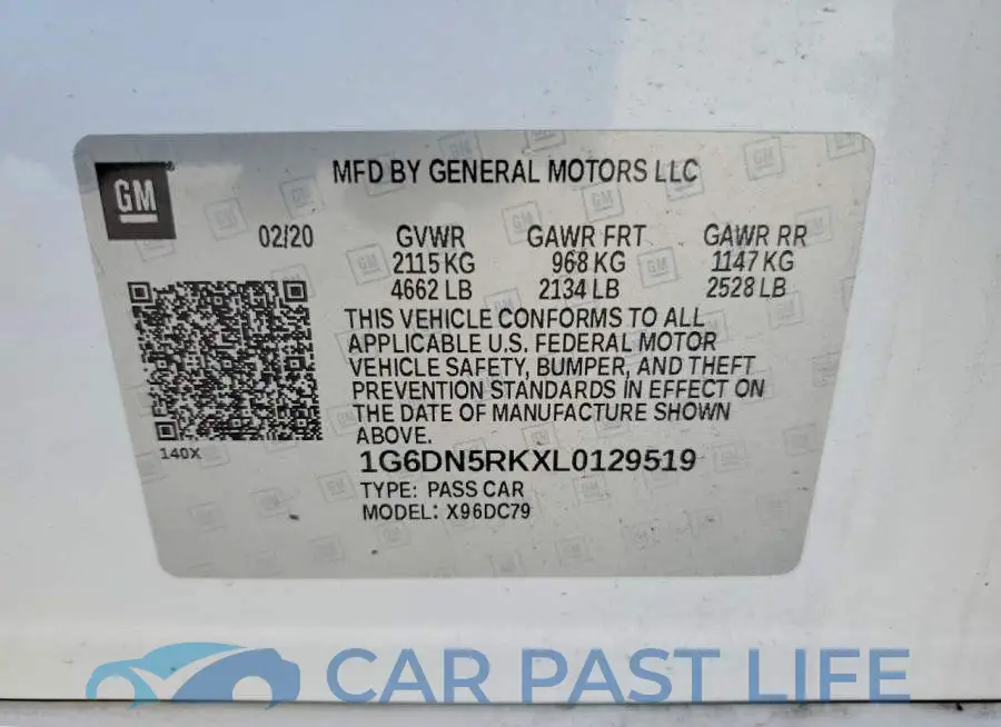 1G6DN5RKXL0129519# 13