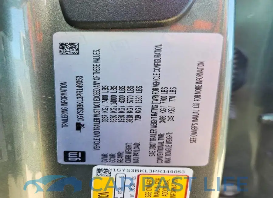 1GYS3BKL3PR149053# 13