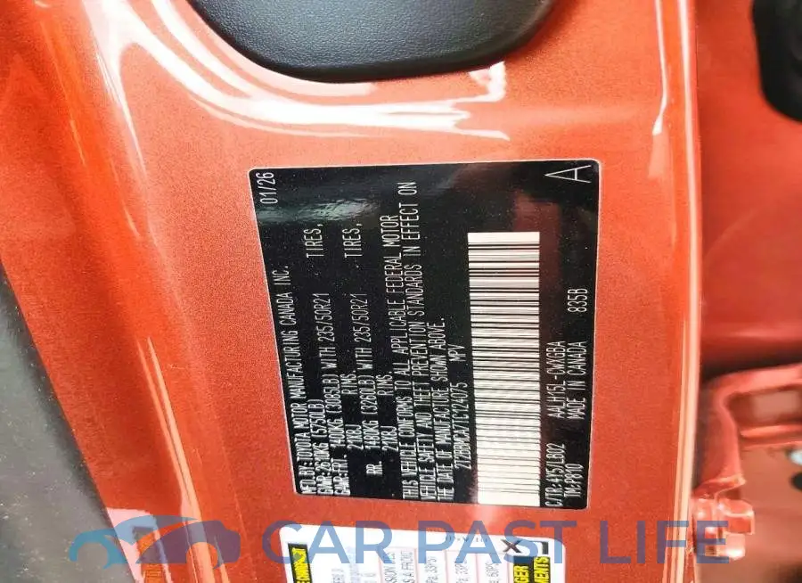 2T2BBMCA7TC124075# 13