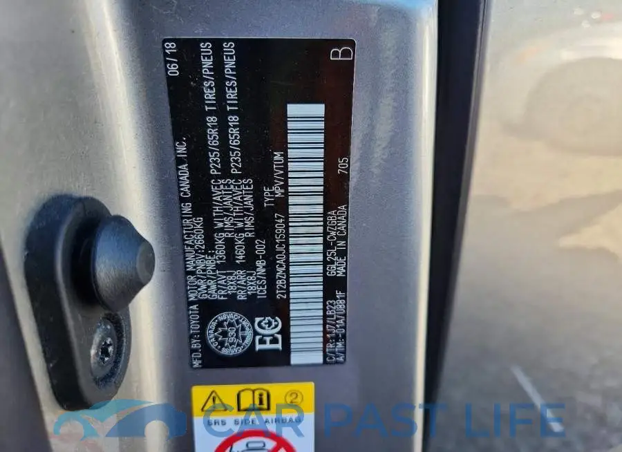 2T2BZMCA0JC159047# 12