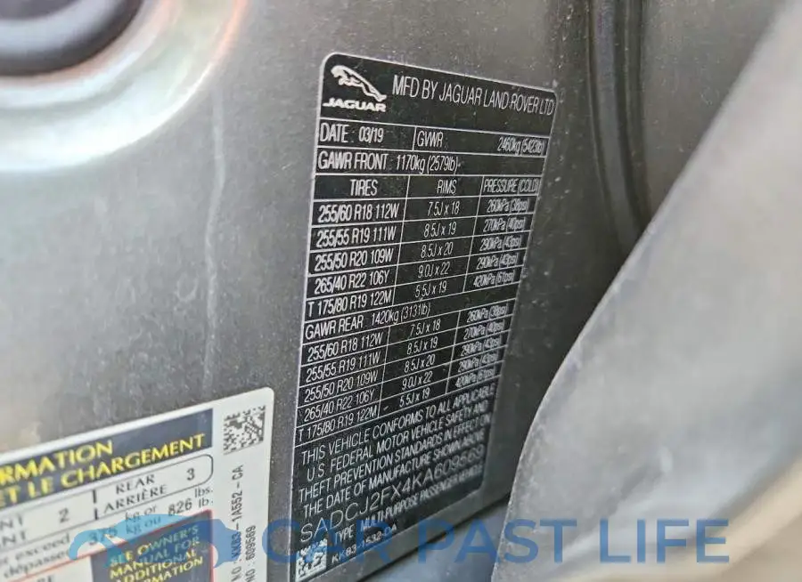 SADCJ2FX4KA609569# 14