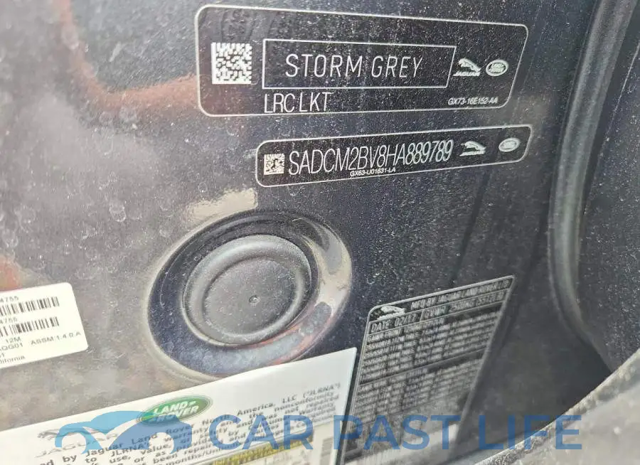 SADCM2BV8HA889789# 12