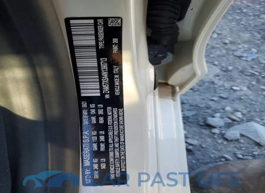 ZAM57XSA4N1390713# 12