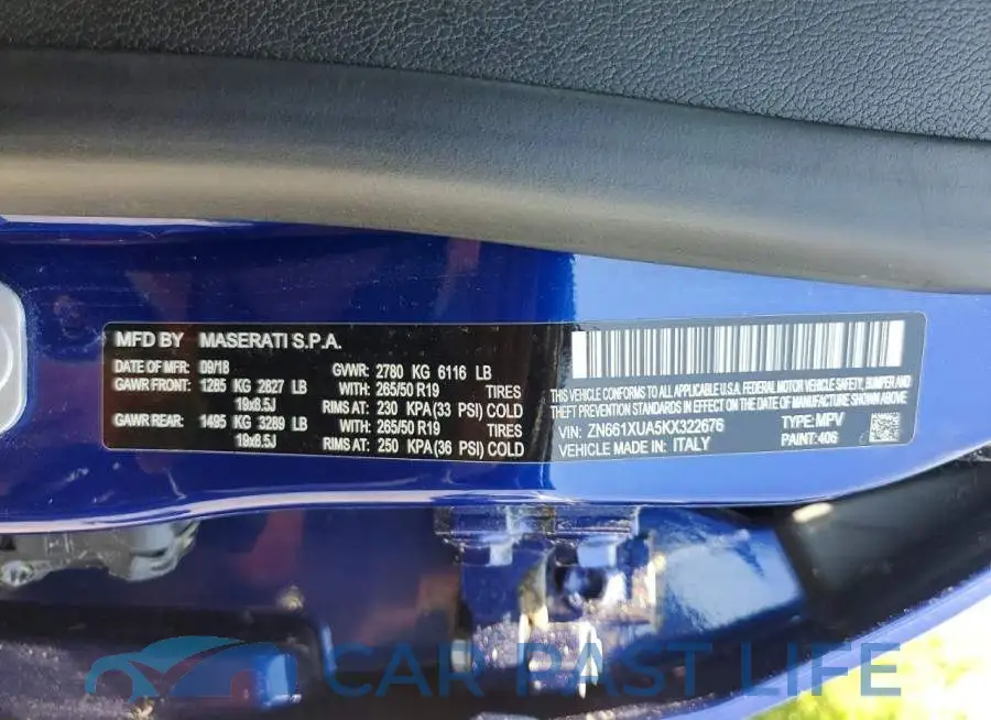 ZN661XUA5KX322676# 12