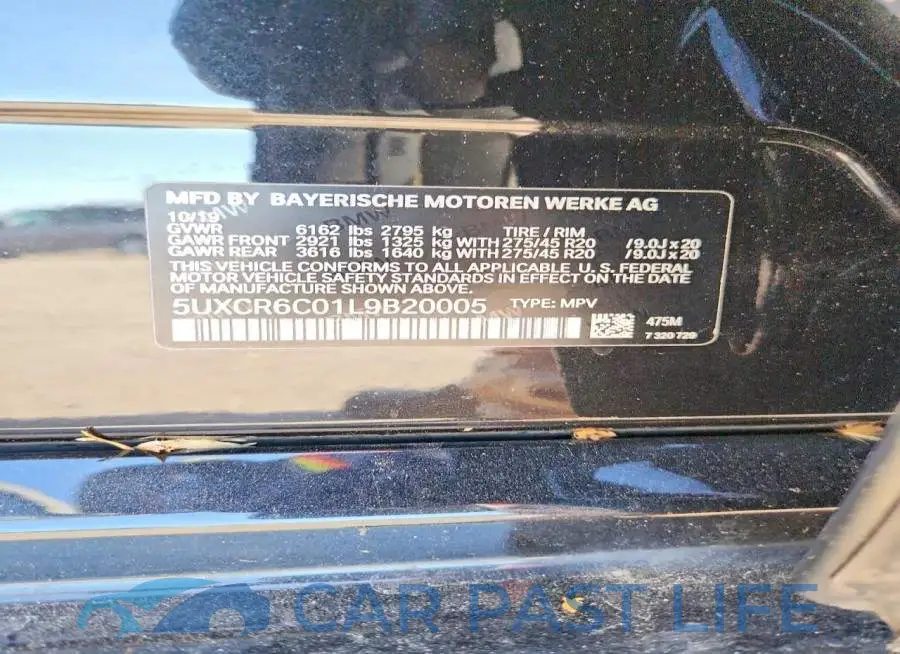5UXCR6C01L9B20005# 13