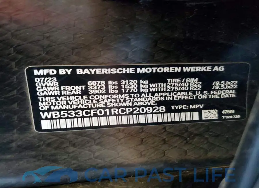 WB533CF01RCP20928# 14