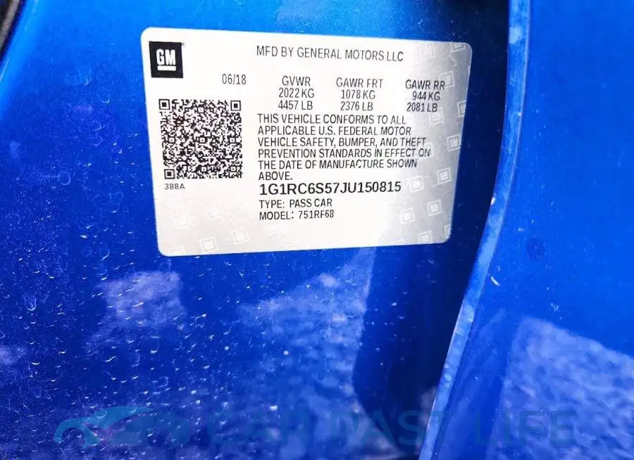 1G1RC6S57JU150815# 12