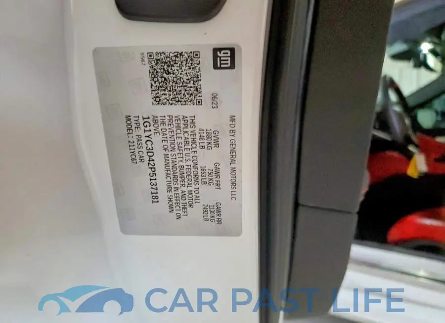 1G1YC3D42P5137181# 12