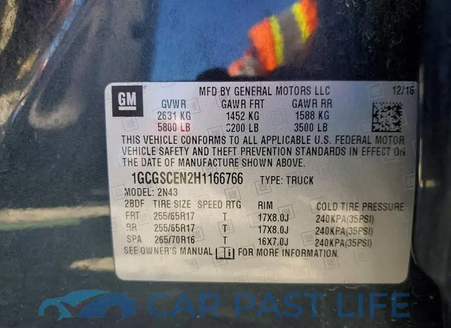 1GCGSCEN2H1166766# 12