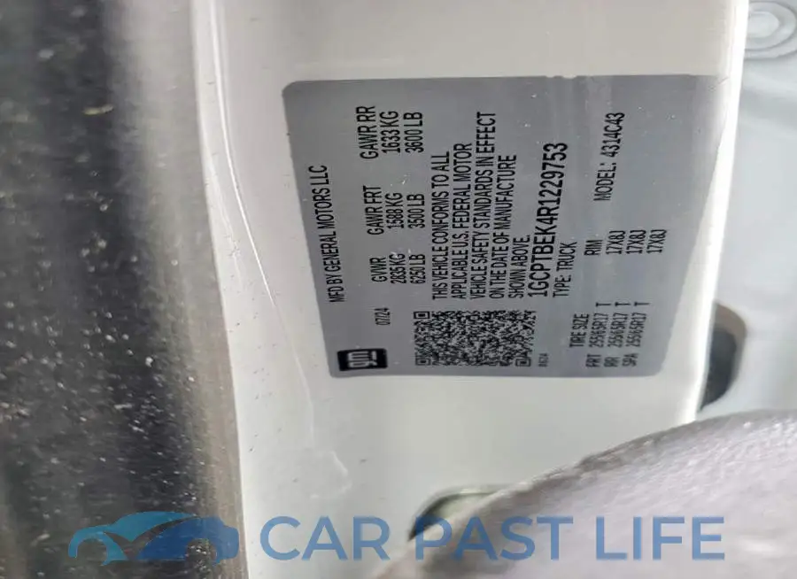 1GCPTBEK4R1229753# 13