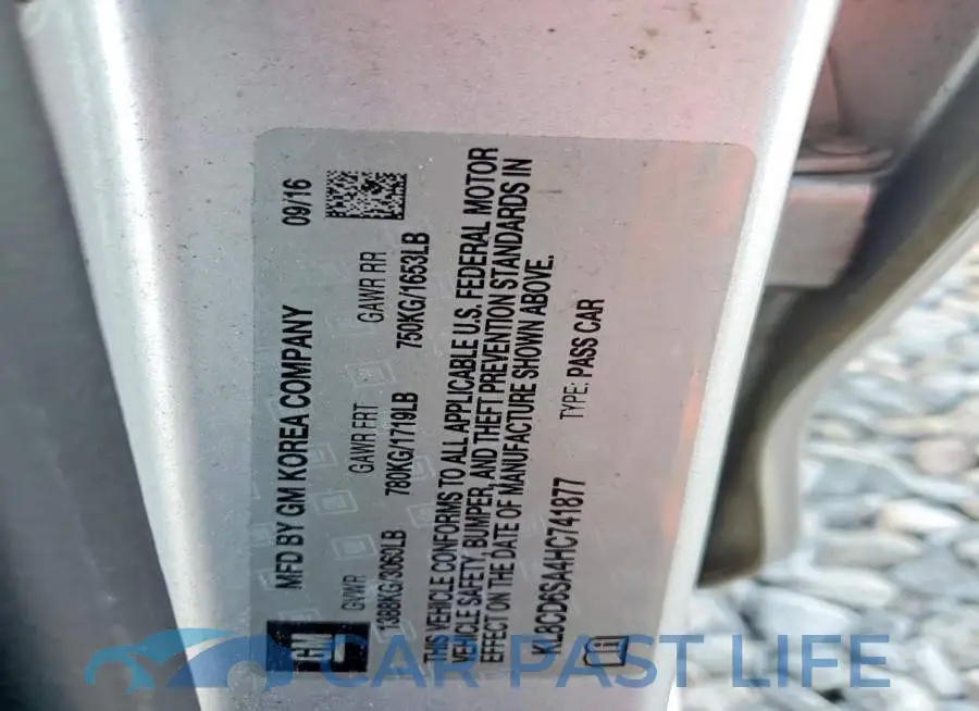 KL8CD6SA4HC741877# 12
