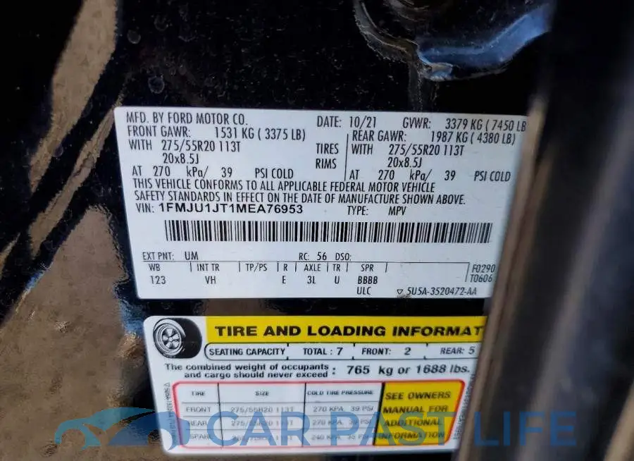 1FMJU1JT1MEA76953# 13