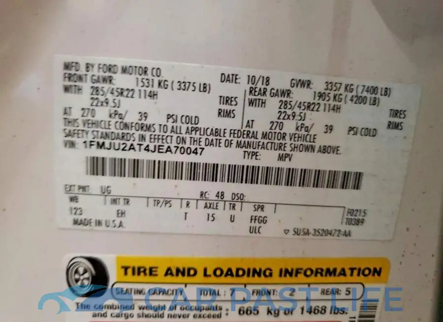 1FMJU2AT4JEA70047# 12