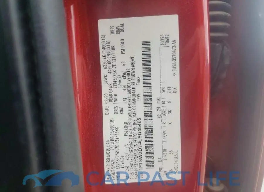 1FT8W3DT4LED45465# 13