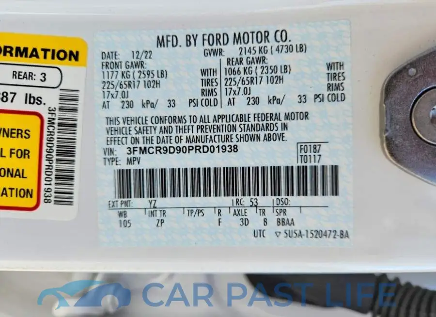 3FMCR9D90PRD01938# 13