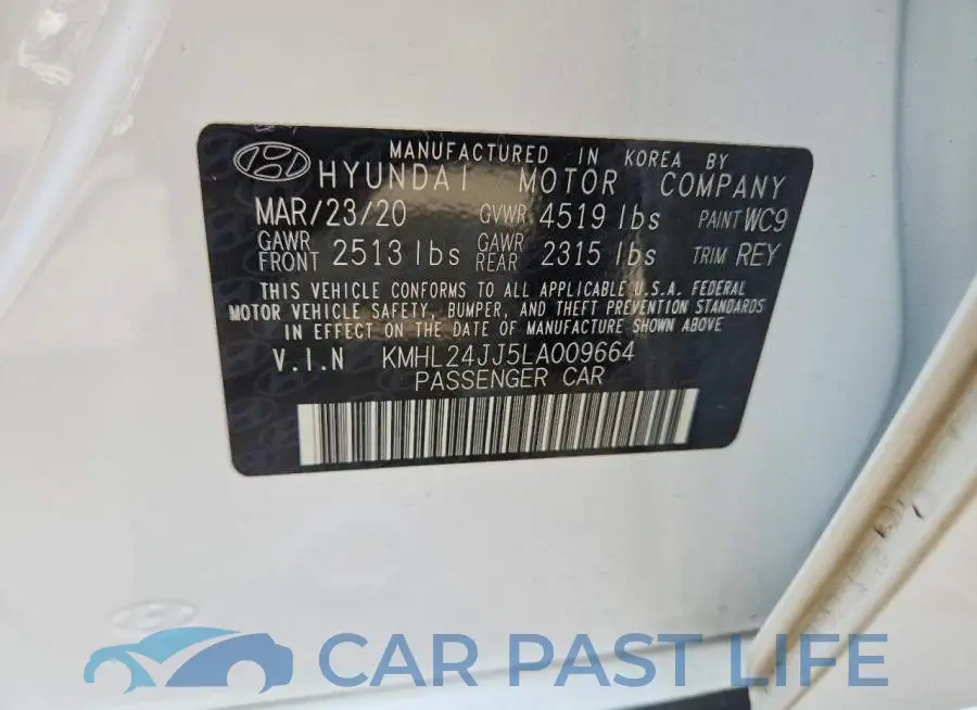 KMHL24JJ5LA009664# 12