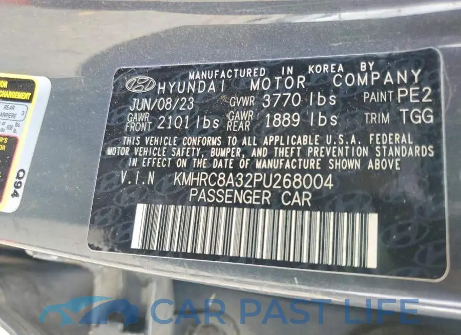 KMHRC8A32PU268004# 14