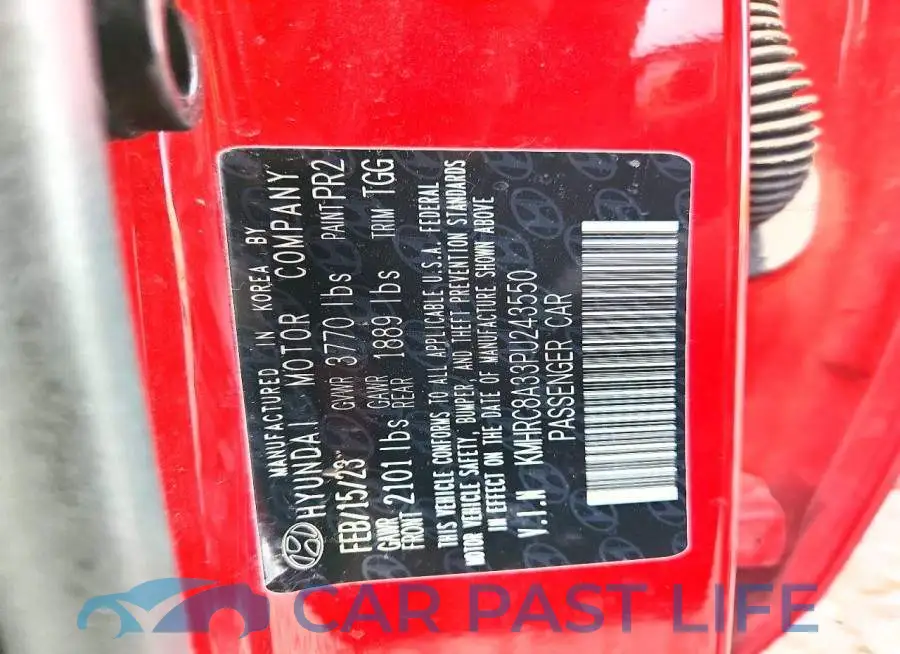 KMHRC8A33PU243550# 13