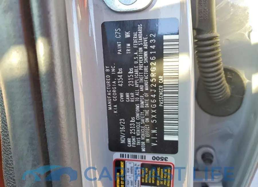 5XXG64J25RG261432# 12