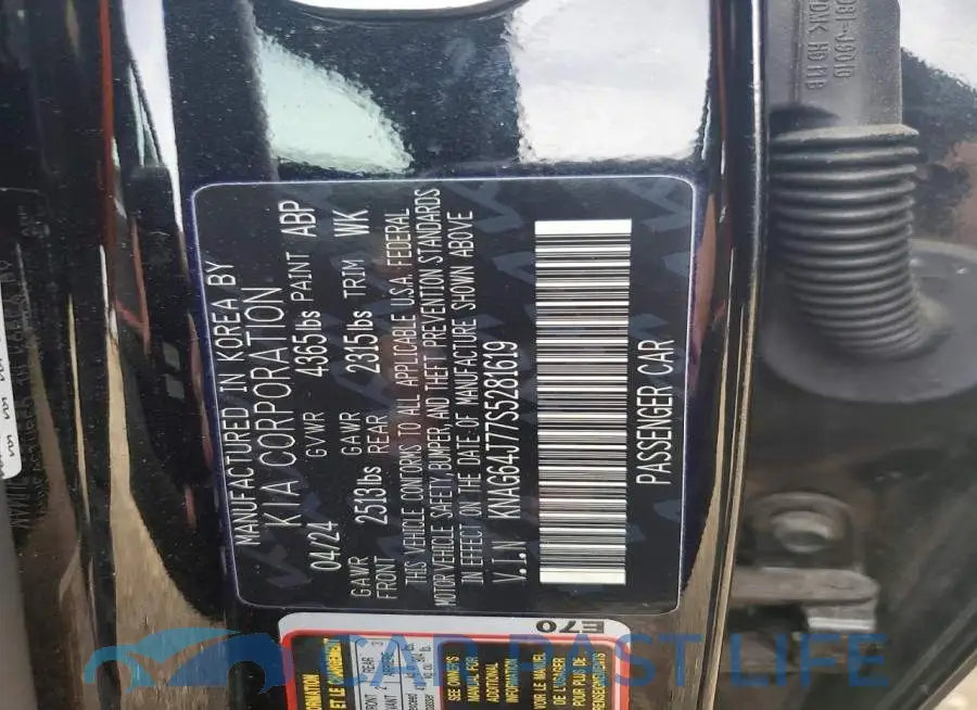 KNAG64J77S5281619# 12