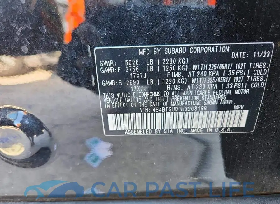 4S4BTGUD1R3208188# 13