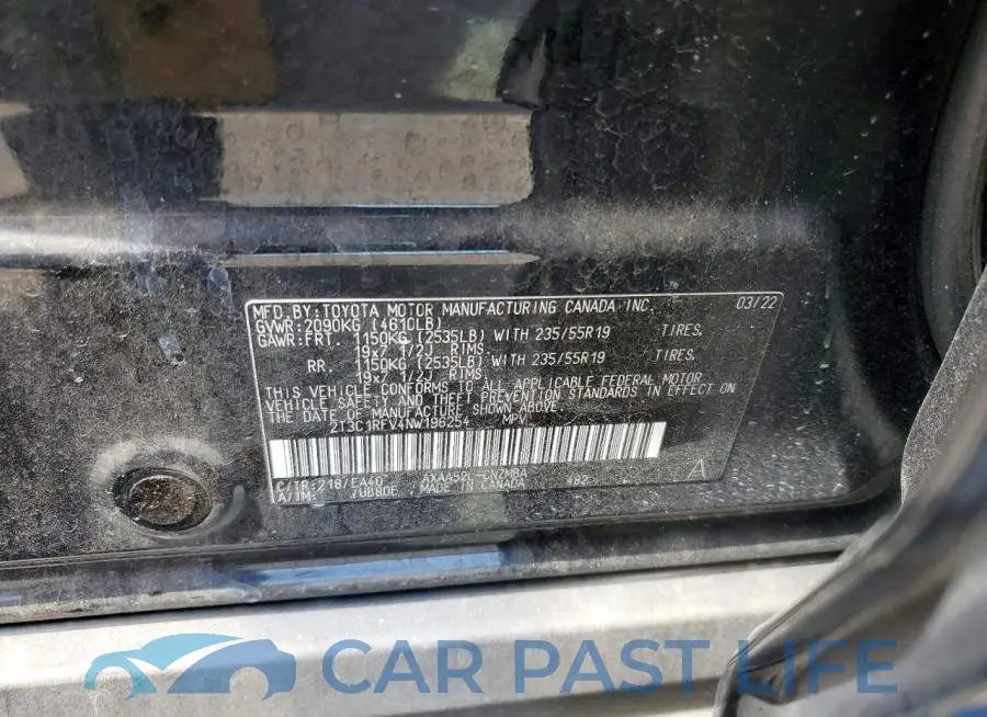 2T3C1RFV4NW196254# 14