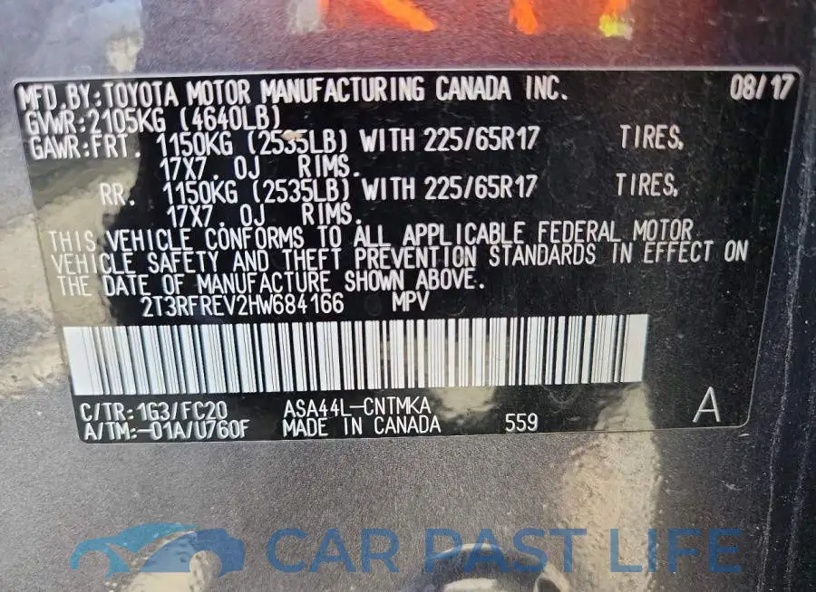 2T3RFREV2HW684166# 14