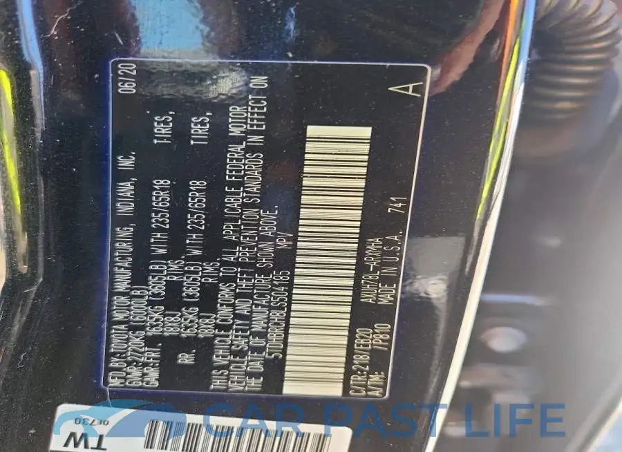5TDHBRCH8LS504185# 13