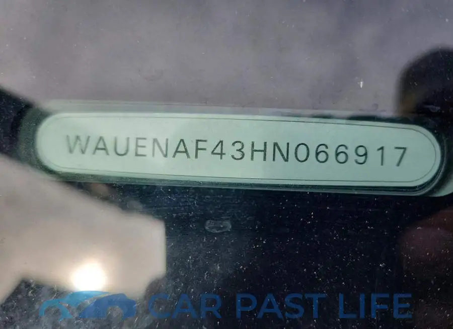 WAUENAF43HN066917# 12