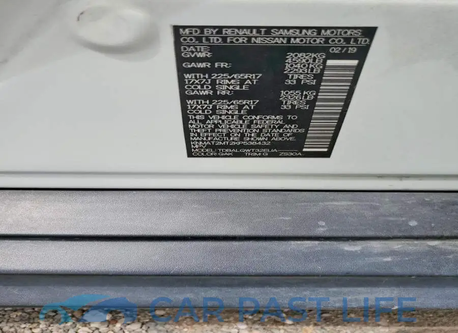 KNMAT2MT2KP538432# 12