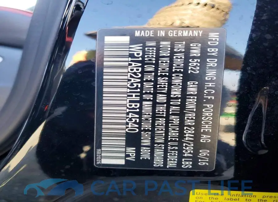 WP1AB2A51HLB14540# 14