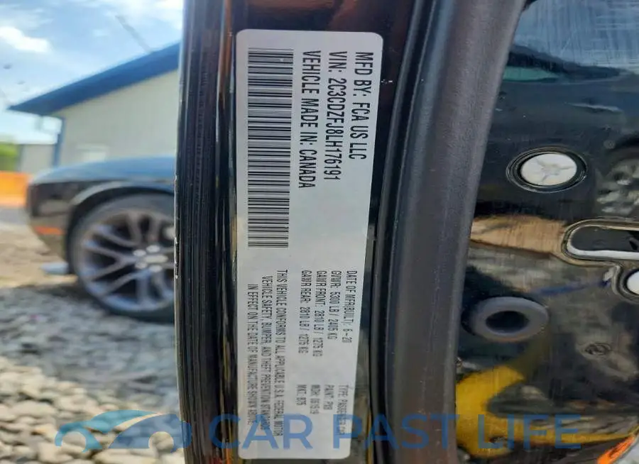 2C3CDZFJ8LH176191# 12