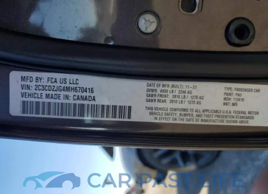 2C3CDZJG4MH670416# 13