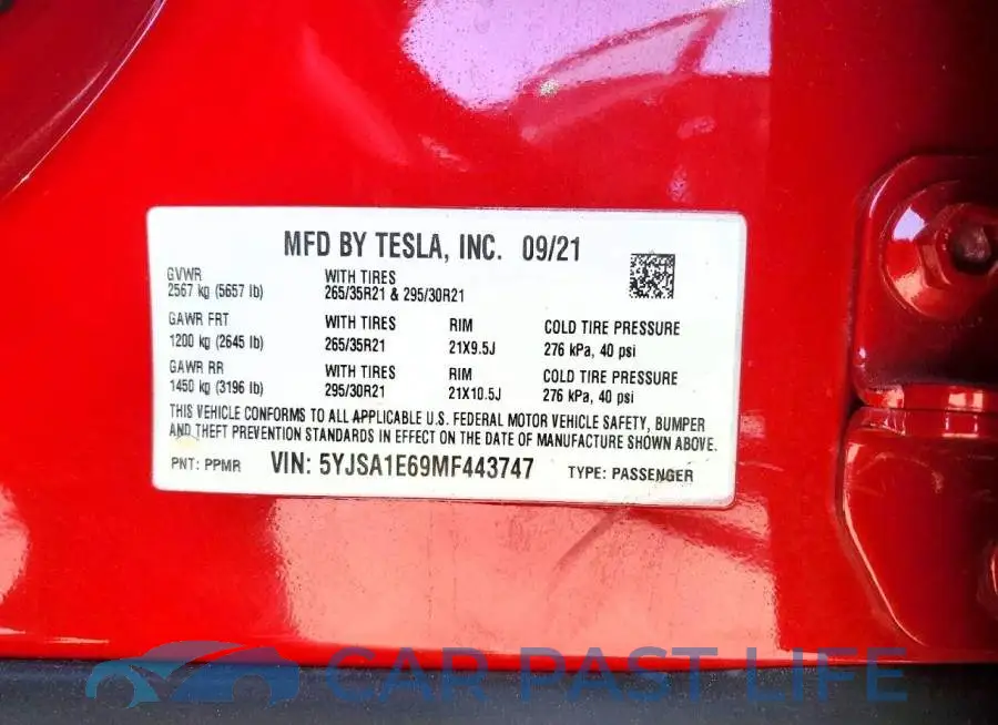 5YJSA1E69MF443747# 12