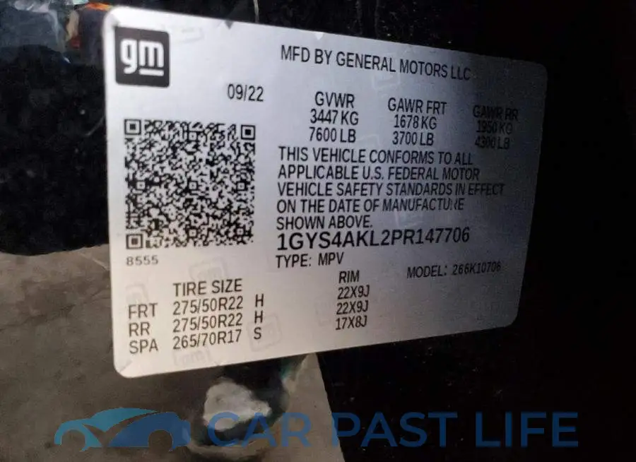 1GYS4AKL2PR147706# 12