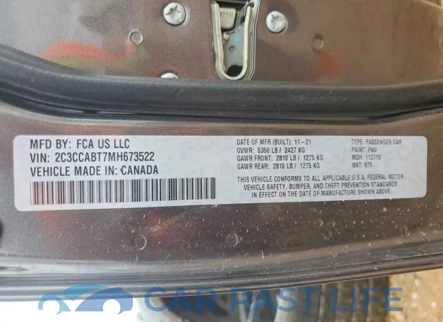 2C3CCABT7MH673522# 13