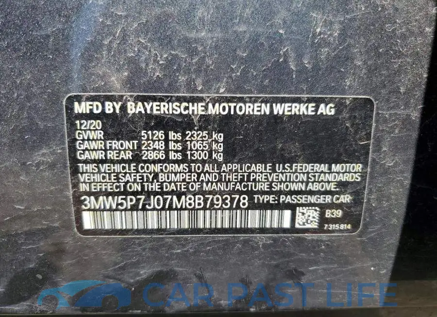 3MW5P7J07M8B79378# 13