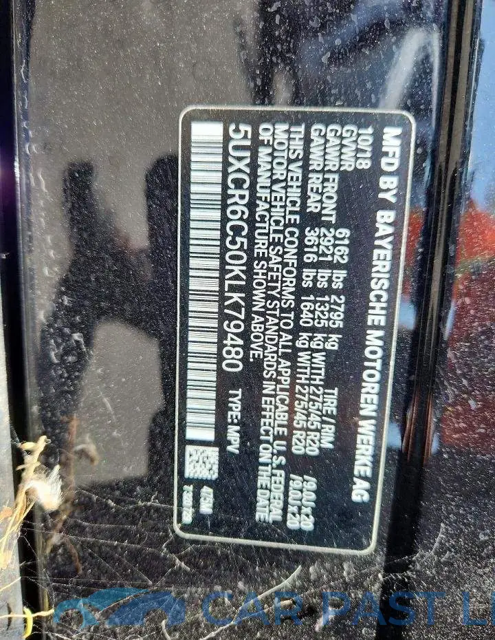 5UXCR6C50KLK79480# 13