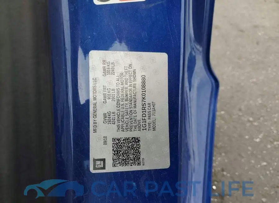 1G1FD1RS7K0108880# 12