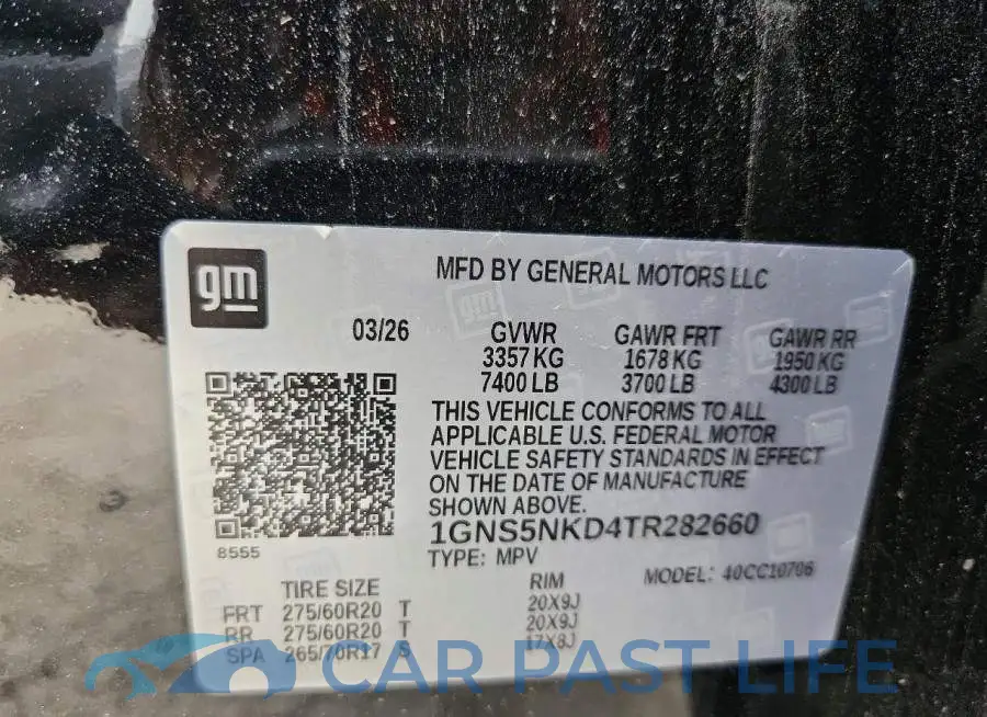 1GNS5NKD4TR282660# 13