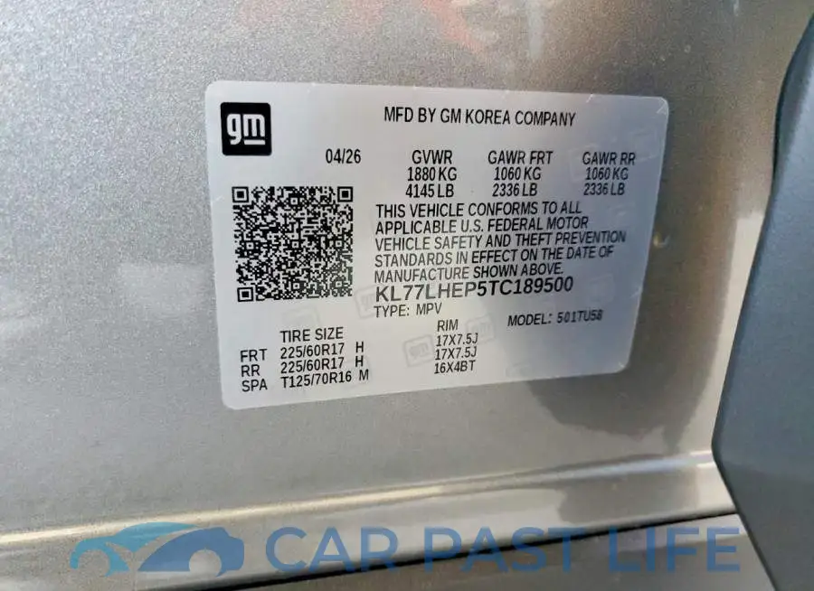 KL77LHEP5TC189500# 12