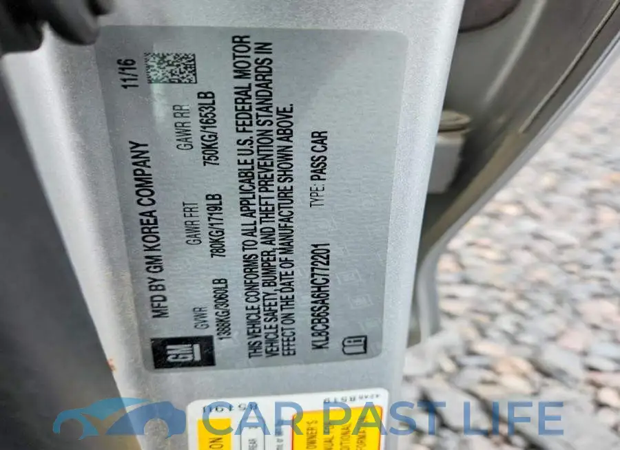 KL8CB6SA6HC772201# 12