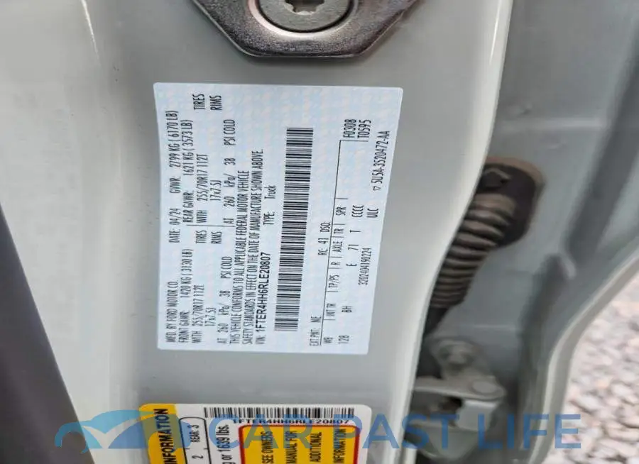 1FTER4HH6RLE20807# 12
