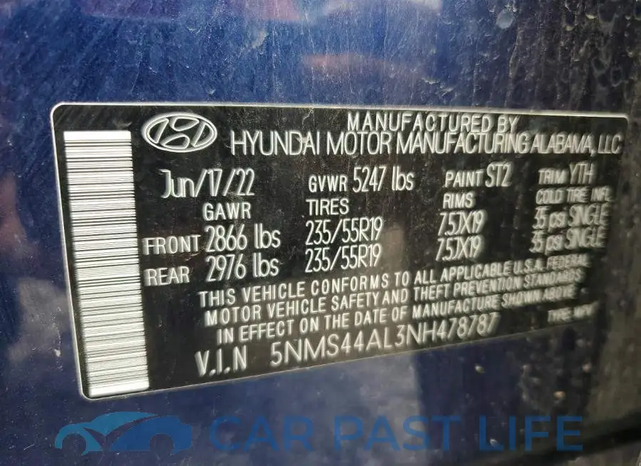 5NMS44AL3NH478787# 14